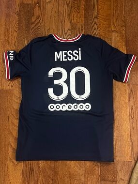 Air Jordan PSG Messi #30 2021/22 Home Jersey Men's L Paris Saint-Germain